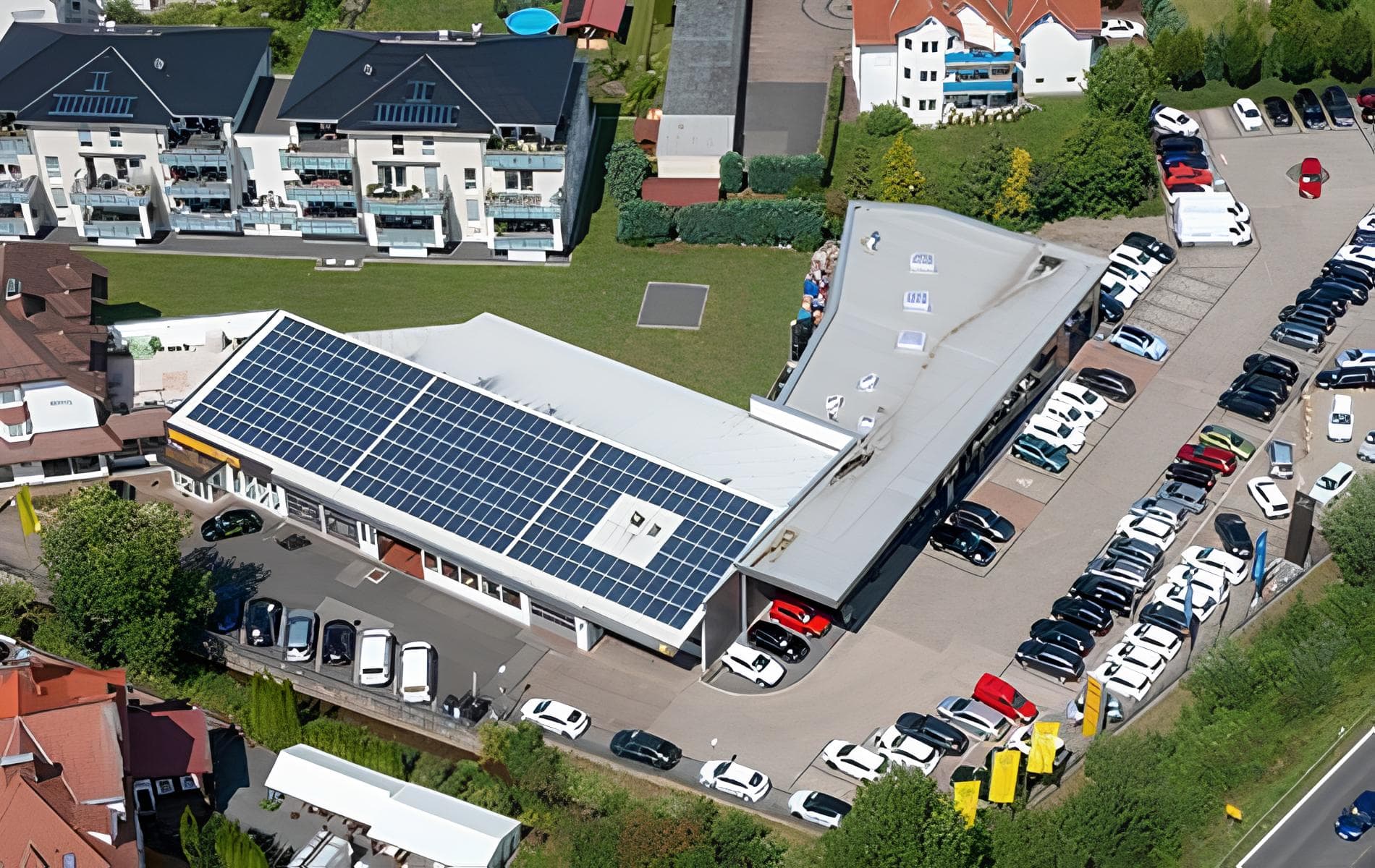 Autohaus Bibbig Drohnenaufnahme