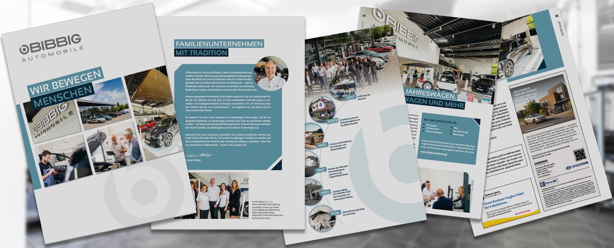 Bibbig Automobile Broschüre – Wir bewegen Menschen